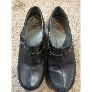 Dansko‎ Clogs Women's Classic Black Leather Comfort Shoes EU40 US FITS 9.5